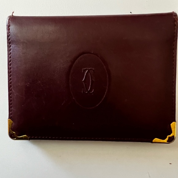 Cartier trifold card / I.D. Holder (EUC) - Picture 1 of 7